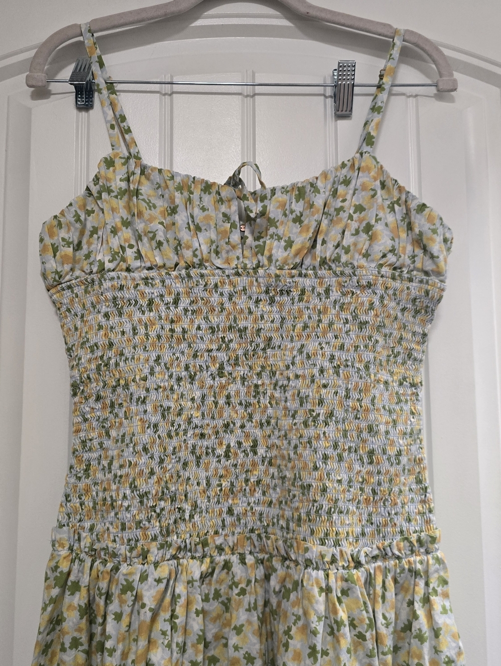 FREE PEOPLE Cottagecore Smocked Floral Lavender Daze Dress - Picture 11 of 11